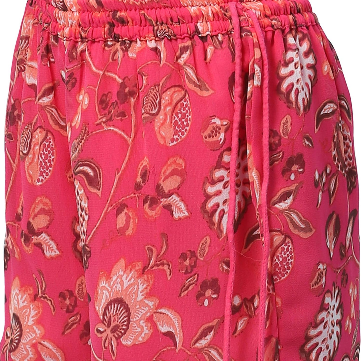 BIBA GIRL SOLID; EMBROIDRED GATHERED KID(KW5399_PEACH_5)