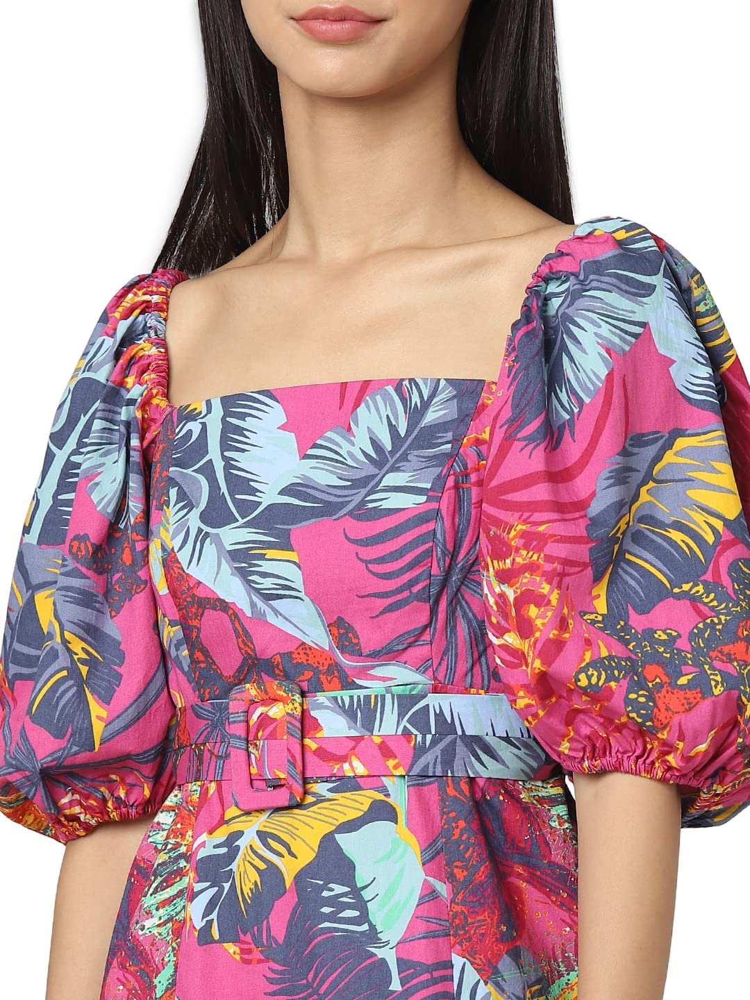 Only Women's Mini Length Cotton Sheath Pink Dress_X-Small