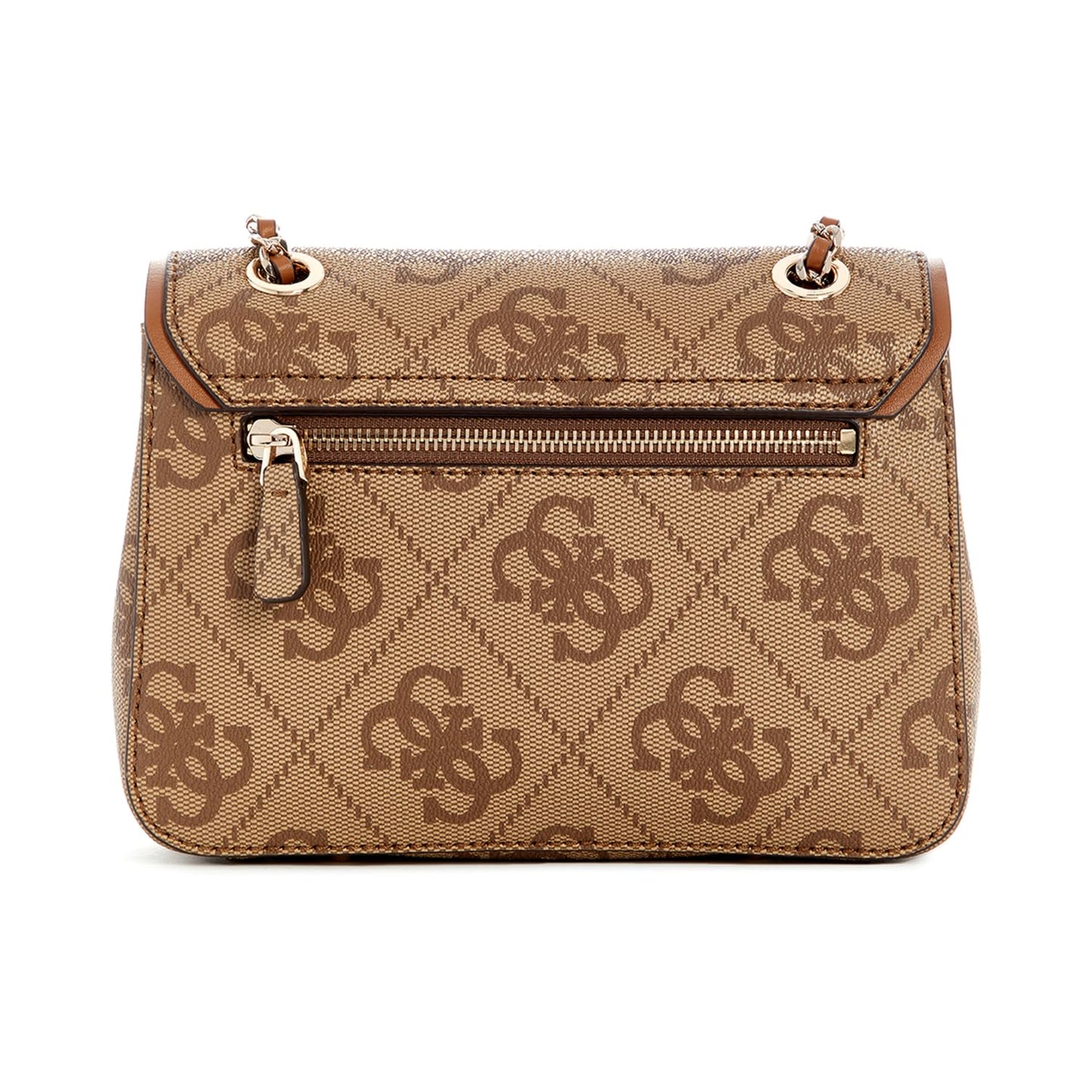 Guess Women's Latte Logo Printed Crossbody Bag| Ladies Purse Handbags | Gift For Ladies
