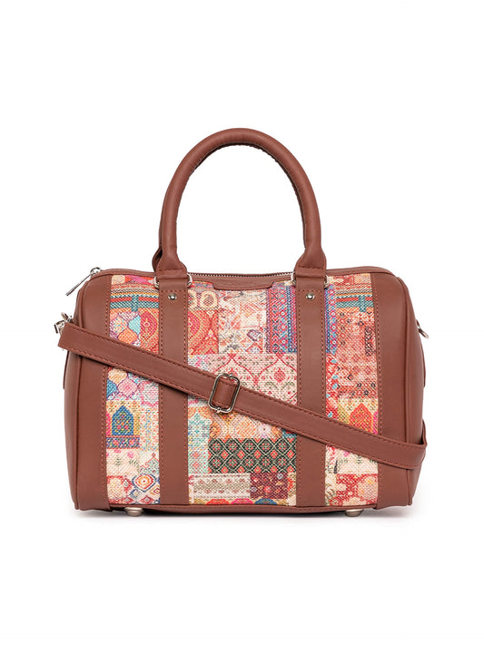 ZOUK Women's Vegan Handcrafted Kutch Gamthi Handbag