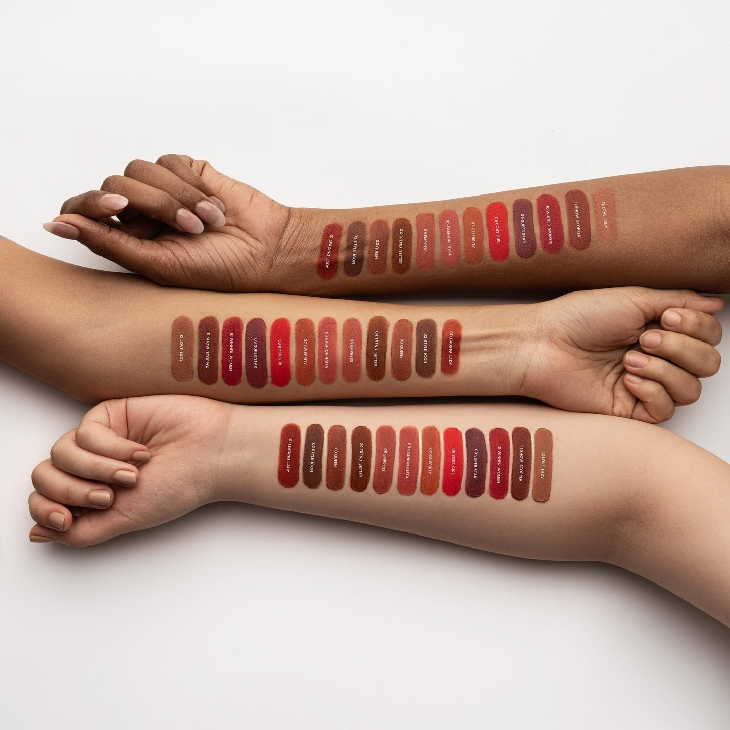 MARS Matte Muse Mousse Lipstick (3ml) (11-SHOW STOPPER) with Doe-Foot Applicator | Highly Pigmented | Smooth Texture | Hydrating Formula | Blurry Lips Effect