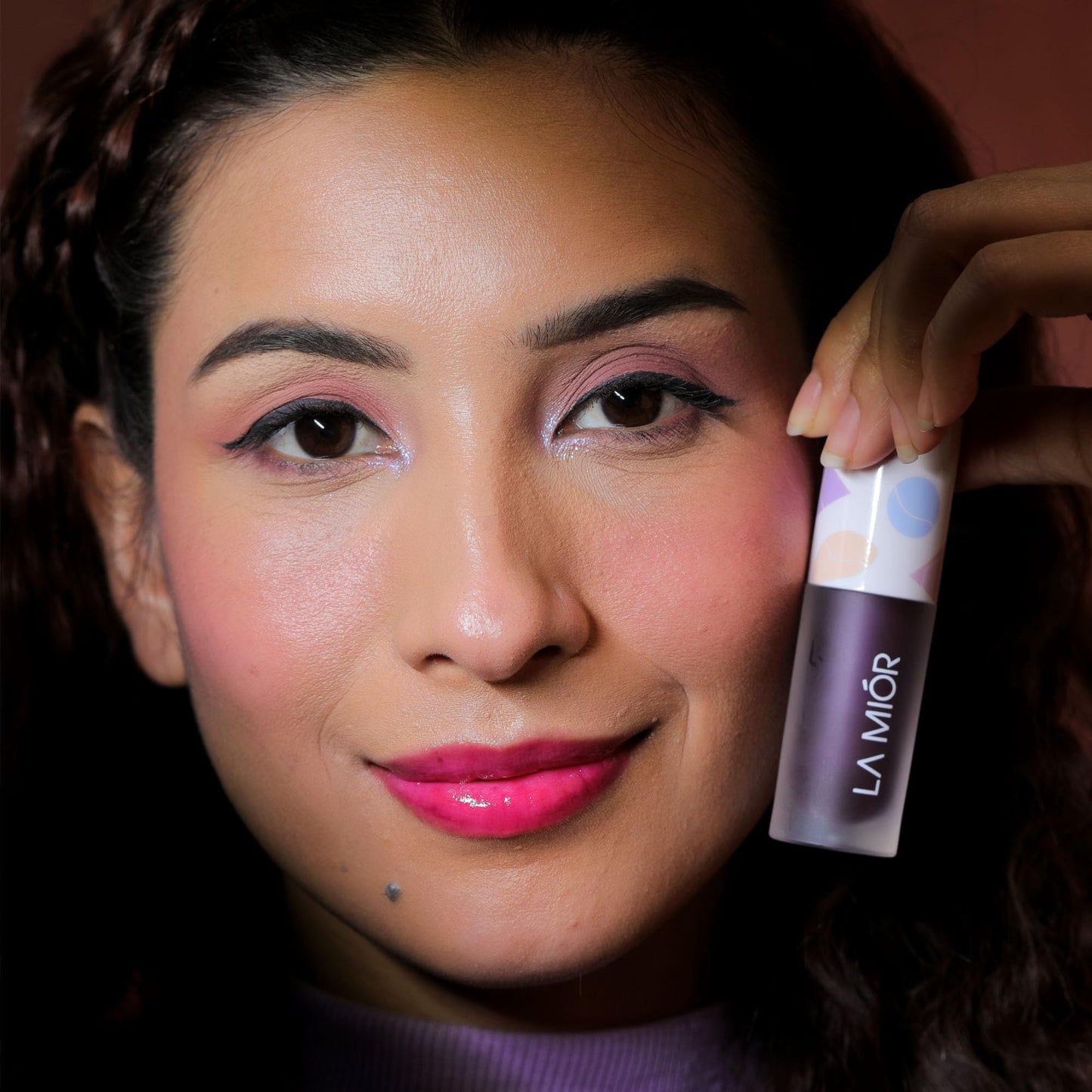 LAMIOR pH Adaptive Lip Tint | Colour Changing Lip Oil Stain | Long Lasting Lip Tint | Non Sticky & High Shine | Nourishing Oils like Jojoba & Almond | Heals Chapped & Dry Lips | Shade - Jamun Ball, 5ml