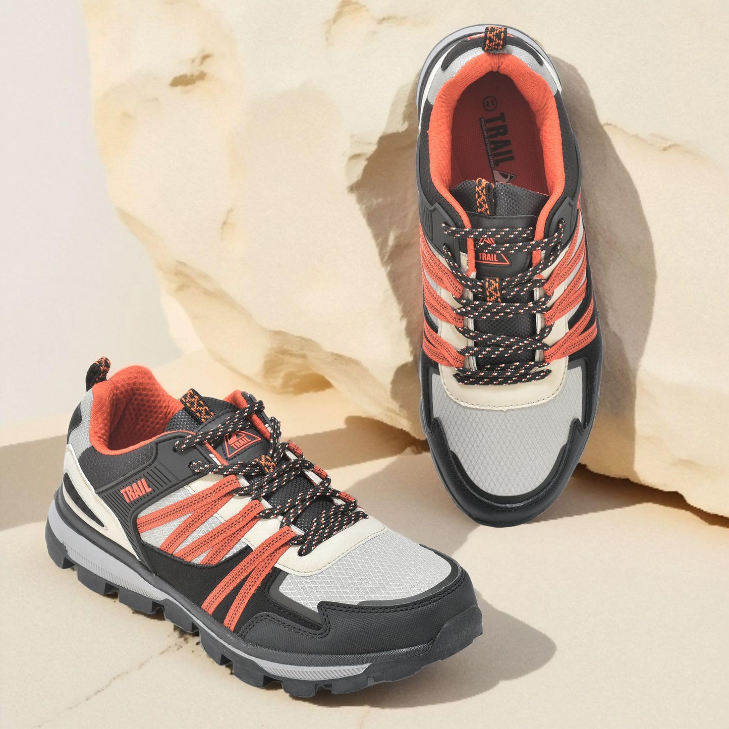 Woodland Men's Grey MESH Sports Shoes-7 UK (41EURO) (22YG277HS)