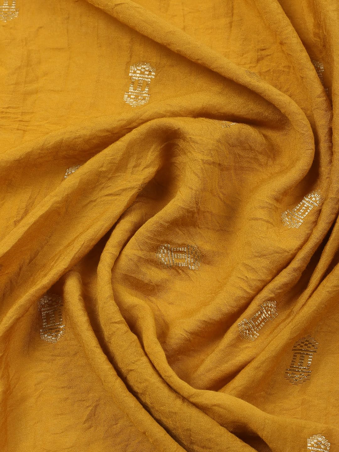 Meena Bazaar Printed Cotton Unstitched Kurta with Bottom & Dupatta