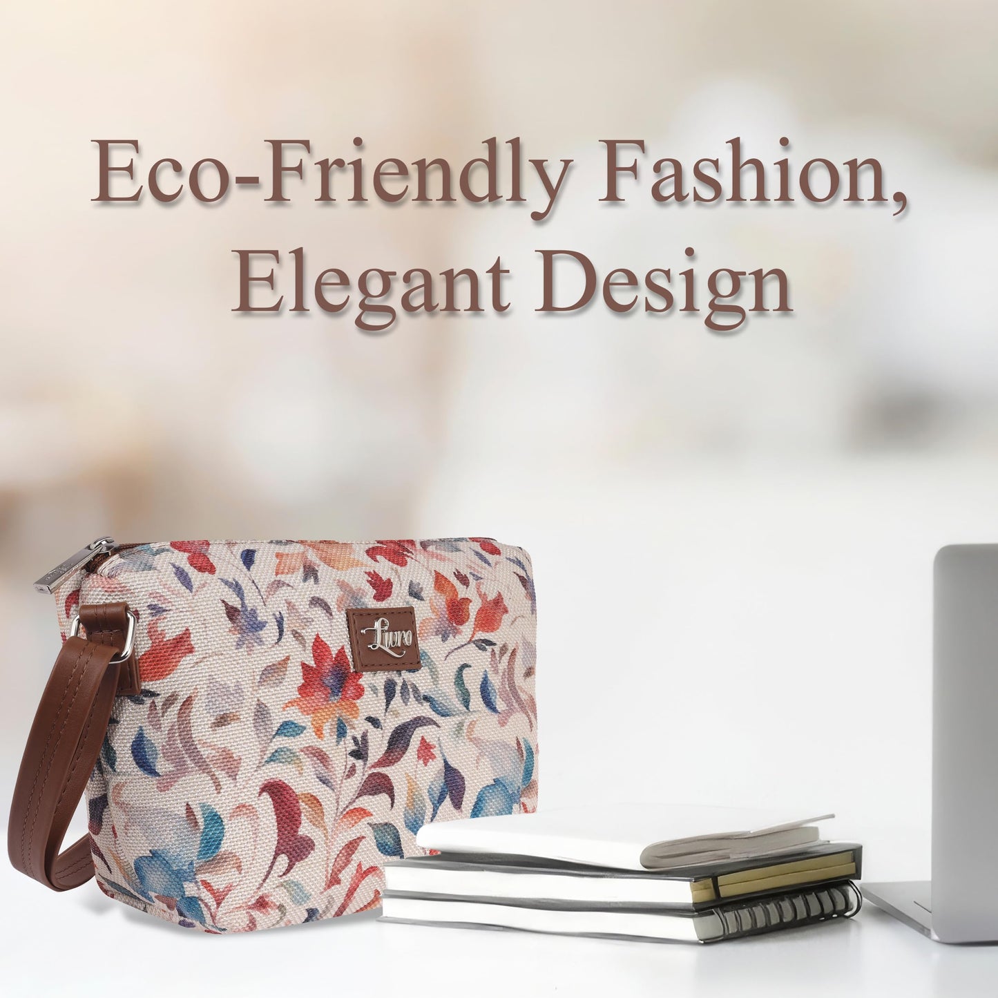 LIVRO Stylish Vegan Leather Sling Bag for Women – Latest Trendy Crossbody Sling Bag for Girls | Lightweight & Durable slingbag for Everyday Casual Use, Travel & Outings | LV Carry Bag