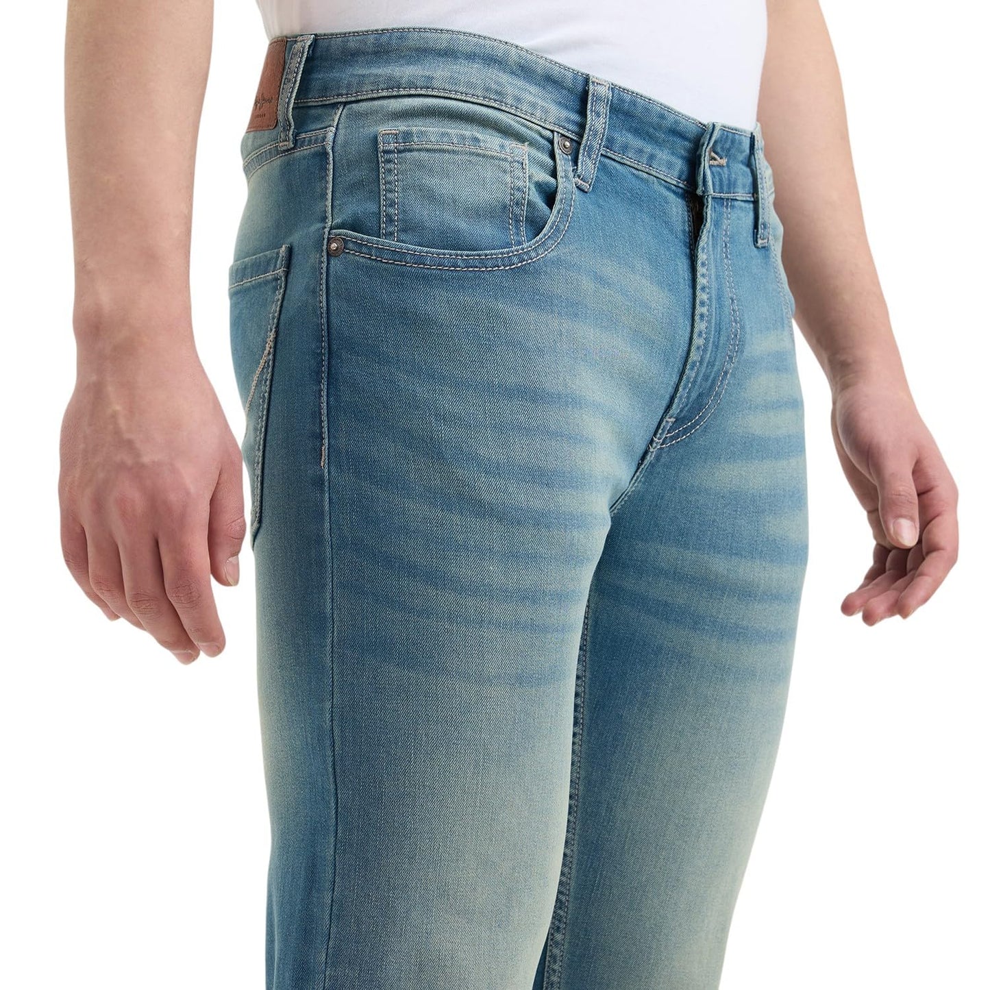 Pepe Jeans Men's Slim Jeans (PM208929Q053_Light Used_Blue