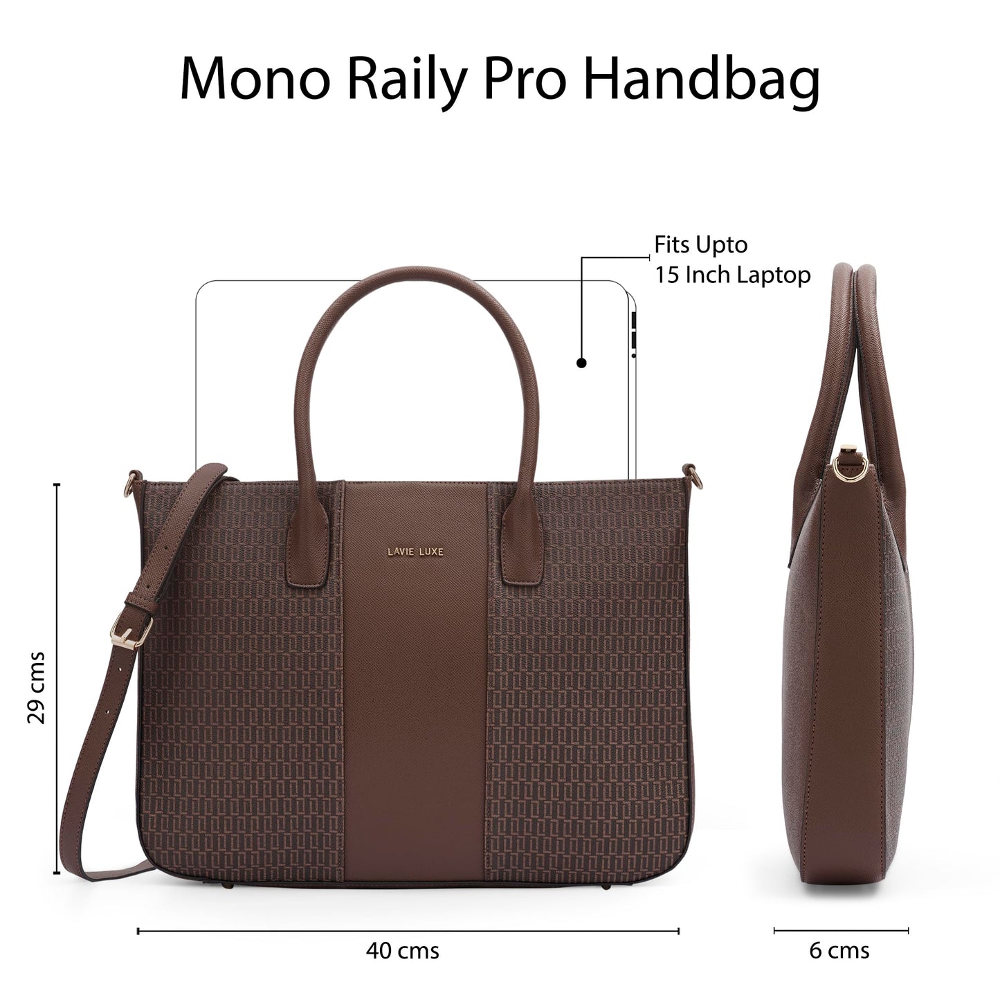 Lavie Luxe Women's Luxe Mono Raily (Choco)