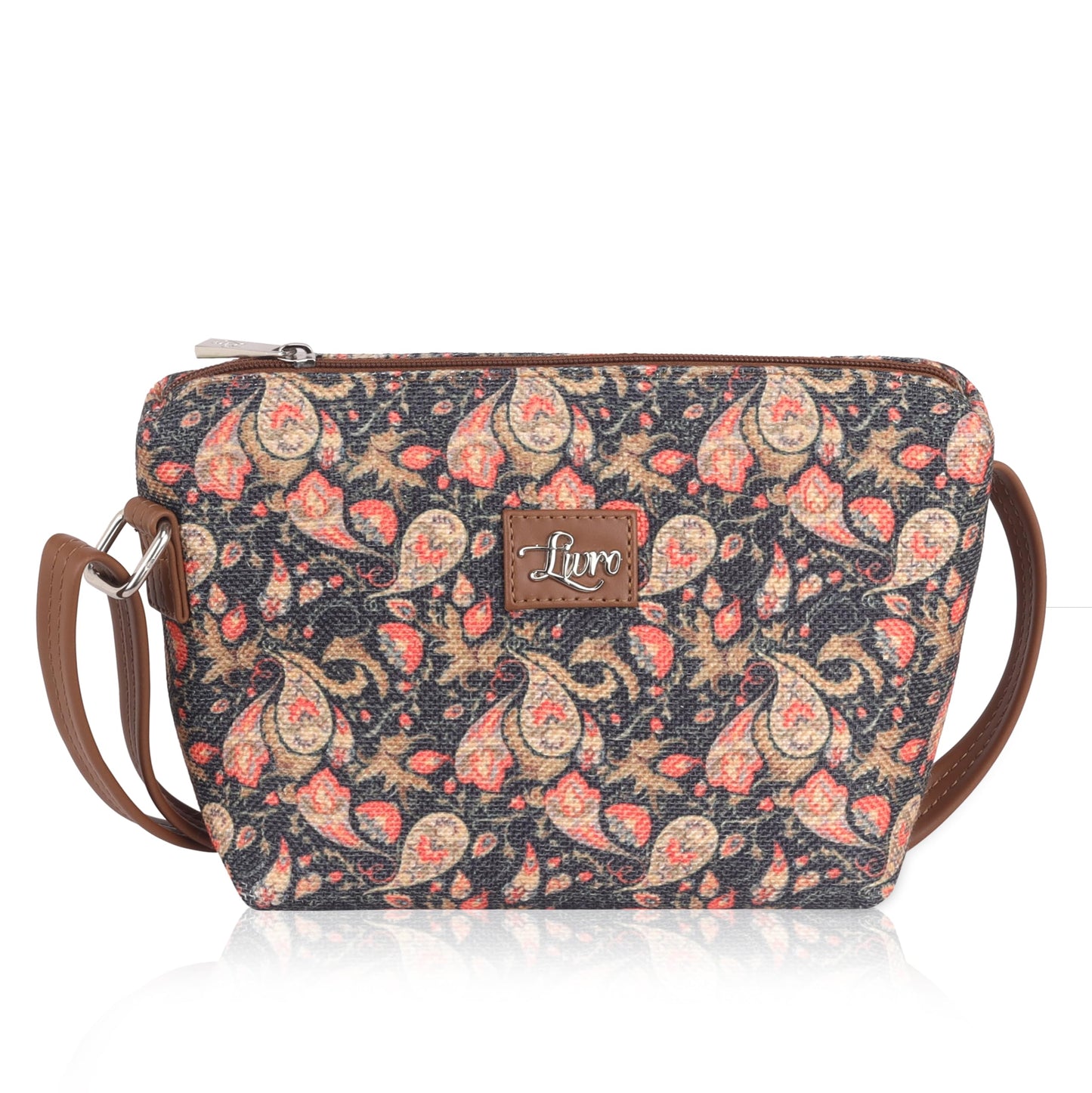 LIVRO Stylish Vegan Leather Sling Bag for Women – Latest Trendy Crossbody Sling Bag for Girls | Lightweight & Durable slingbag for Everyday Casual Use, Travel & Outings | LV Carry Bag