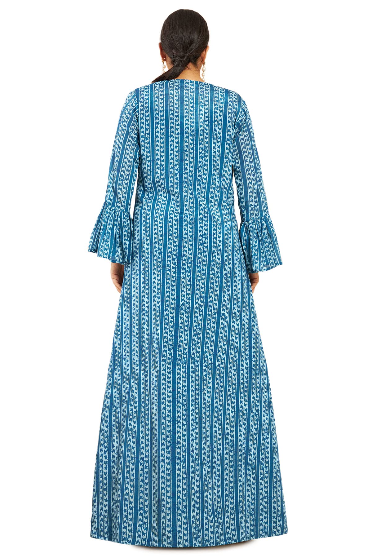 Soch Women Blue Chiffon Gown