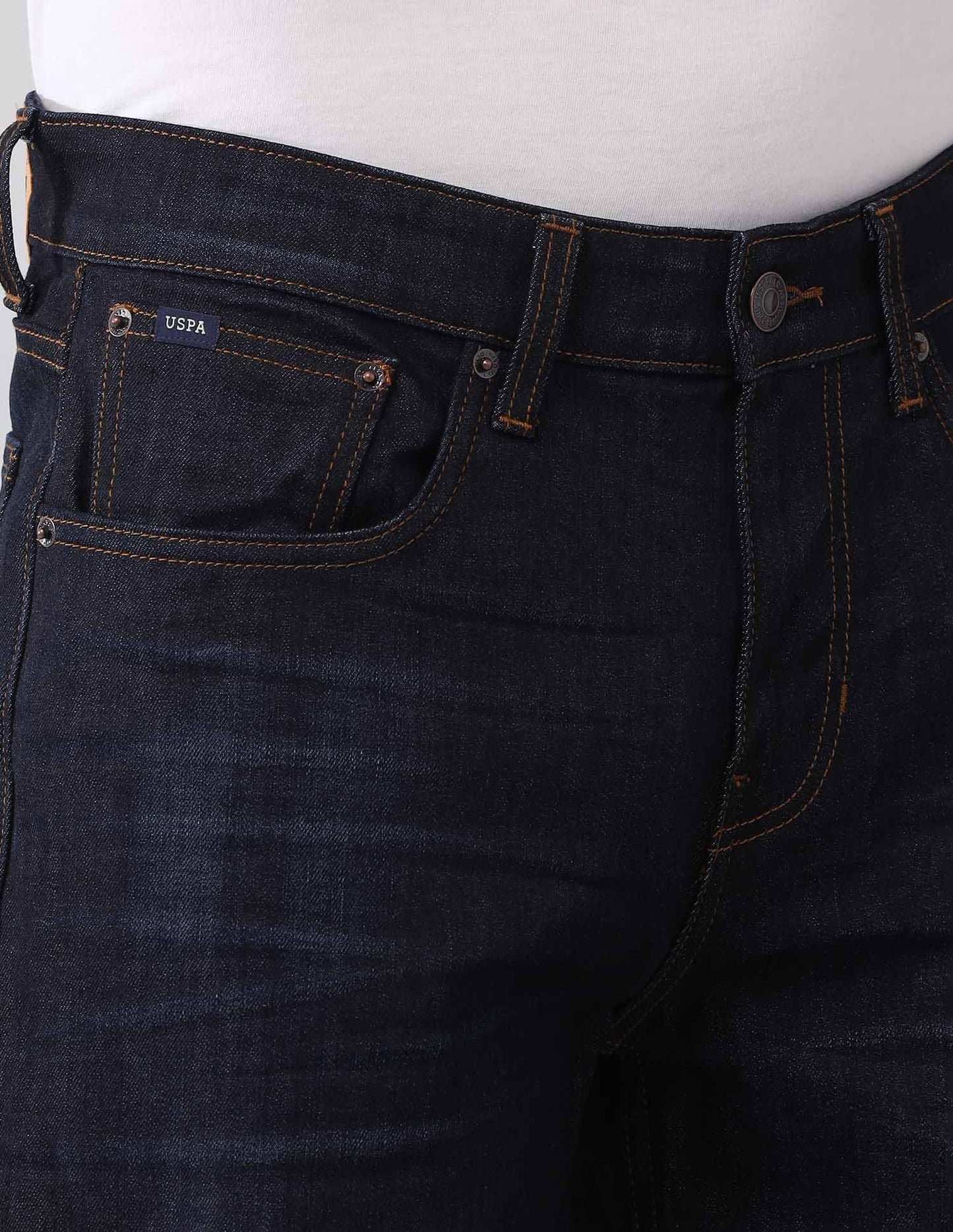 U.S. Polo Assn. Denim Co. Men's Relaxed Jeans (UDJEN1749_Rinse Wash