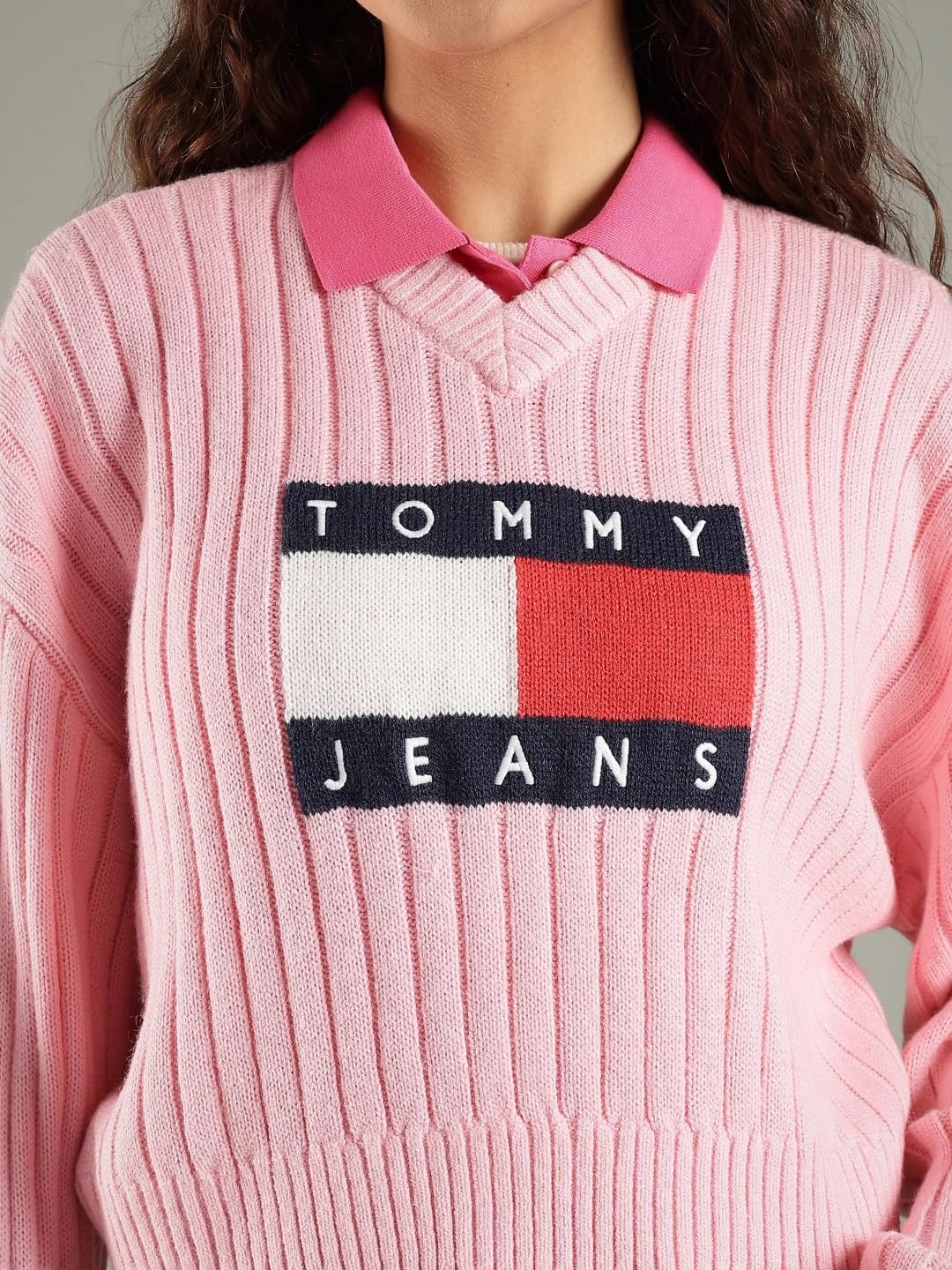 Tommy Hilfiger Regular Fit Polyester Crew Neck Sweater