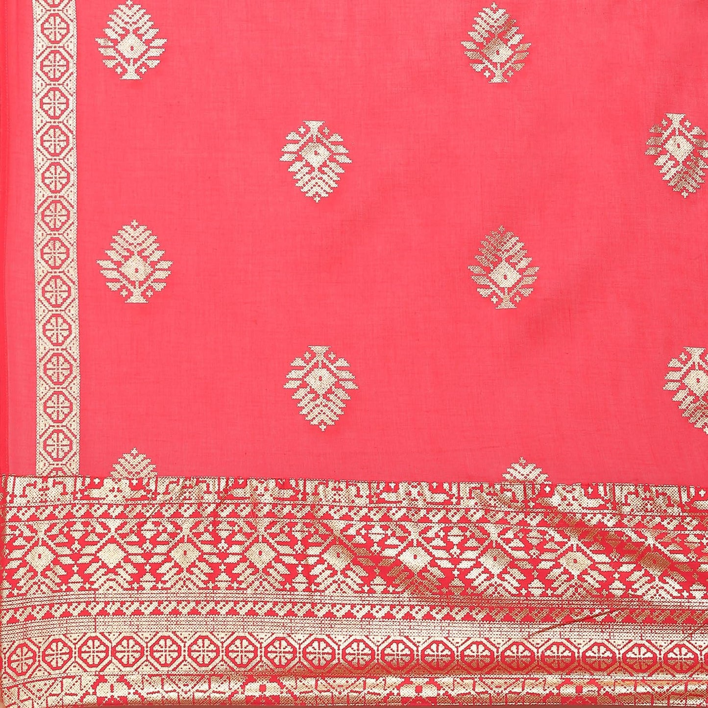 BIBA Polyester Women's Printed Straight Salwar Kurta Dupatta(Skdassorted7566E_Fuchsia_34)