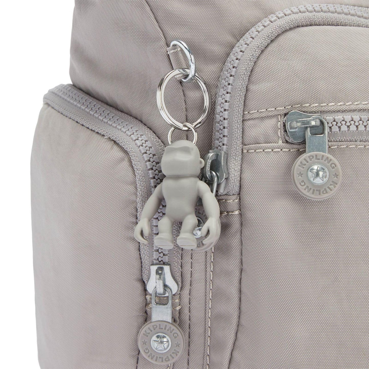 Kipling Women's Gabbie Shoulder Bag, Grey Grey, 18.5x35.5x30 cm (LxWxH), Contemporary