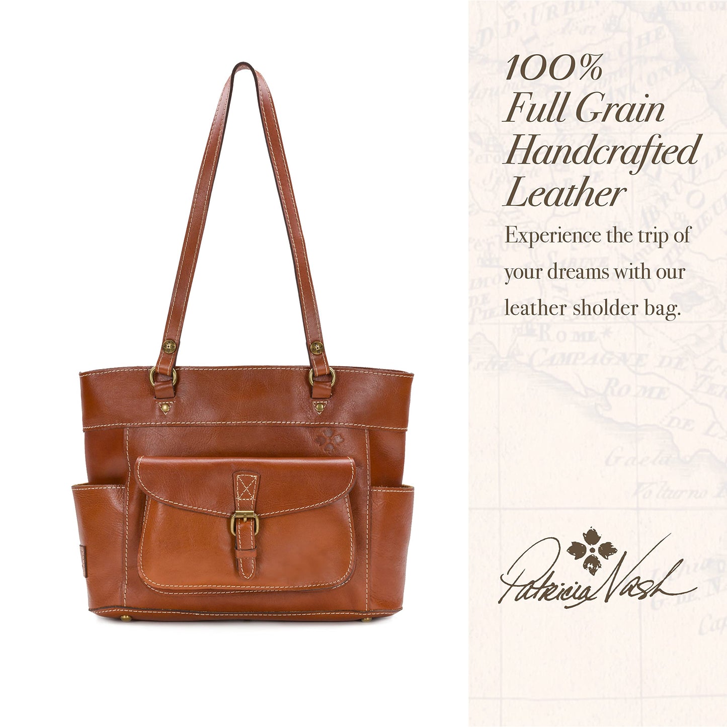 Patricia Nash Bolsena Tote Tote Bag, Tan, One Size