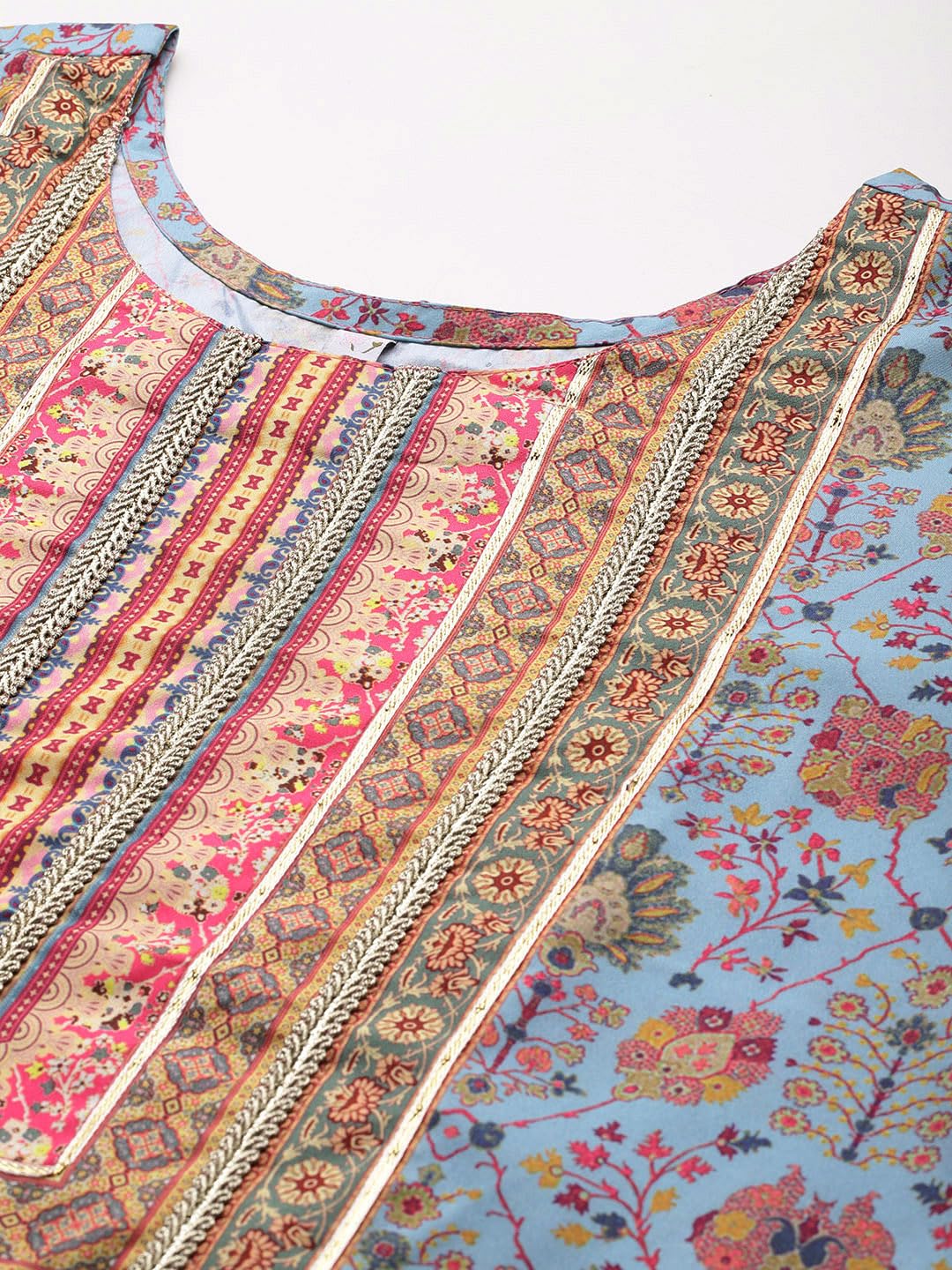 Ahalyaa A Plus Women's Polyester Geometric Coord Sets (AP-AHKUDUPZ-COMBO-974 Multicolour