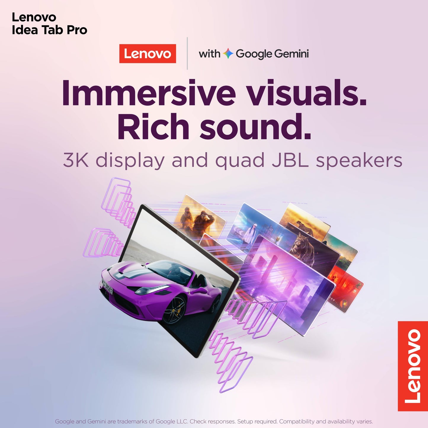 Lenovo {Smartchoice} Idea Tab Pro with Pen Plus|12.7" 3K Display|144 Hz Refresh|12 GB RAM, 256 GB ROM| AI-Enabled| MediaTek Dimensity 8300|Quad JBL Speakers|10200 mAh Battery with 45 W Charger|WiFi 6e