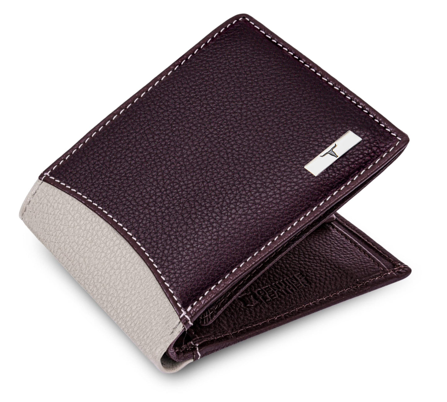 URBAN FOREST Ontario Brown/Sand Leather Wallet for Men