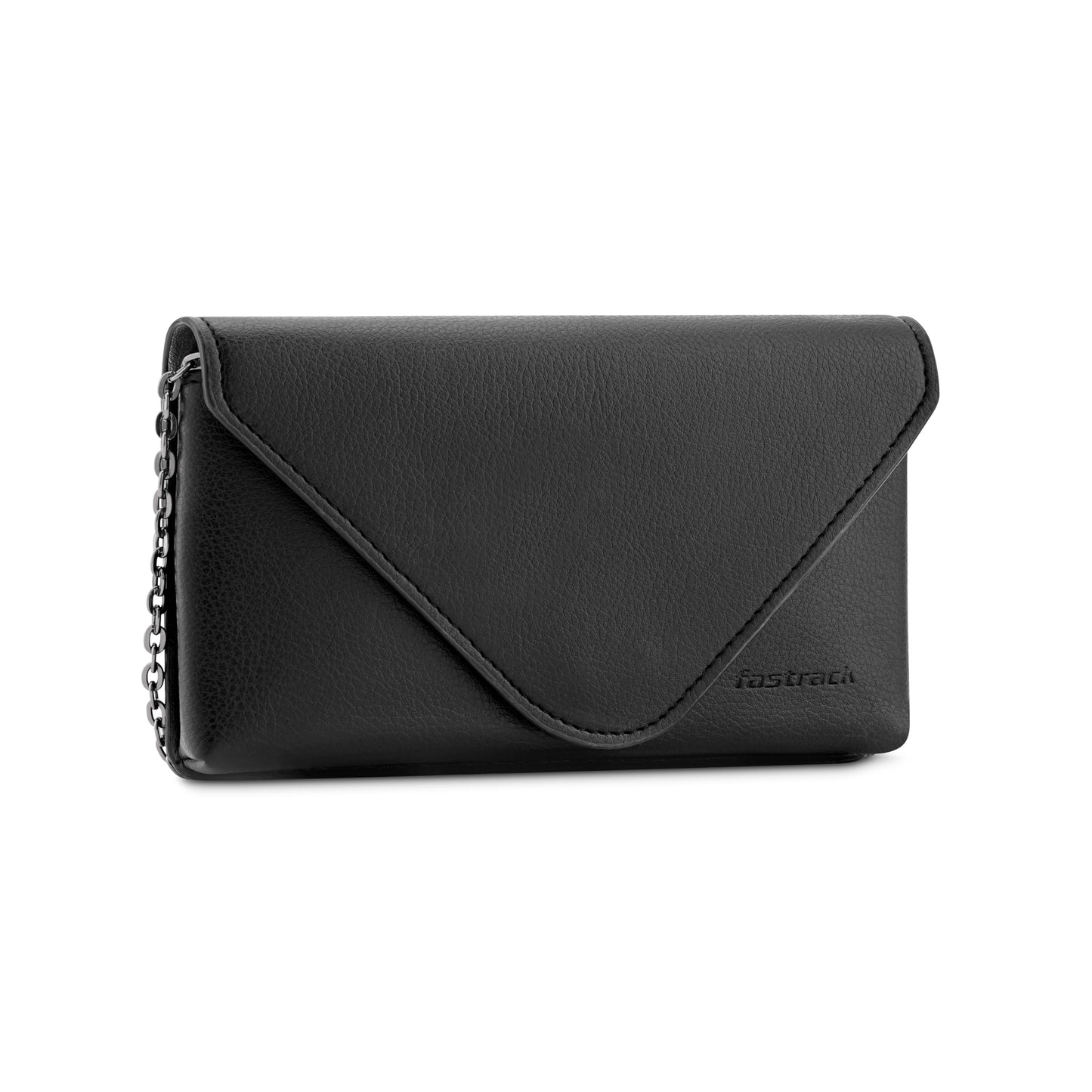 Fastrack Women Convertible Clutch with Metal Chain
