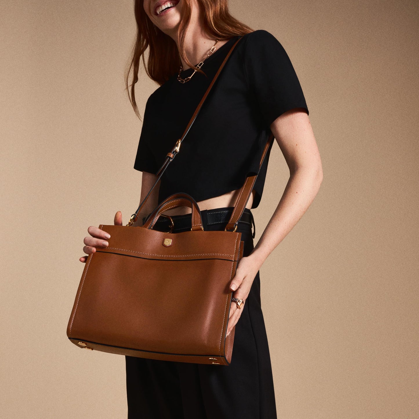 Fossil Carmen Brown Tote Bag ZB1992200