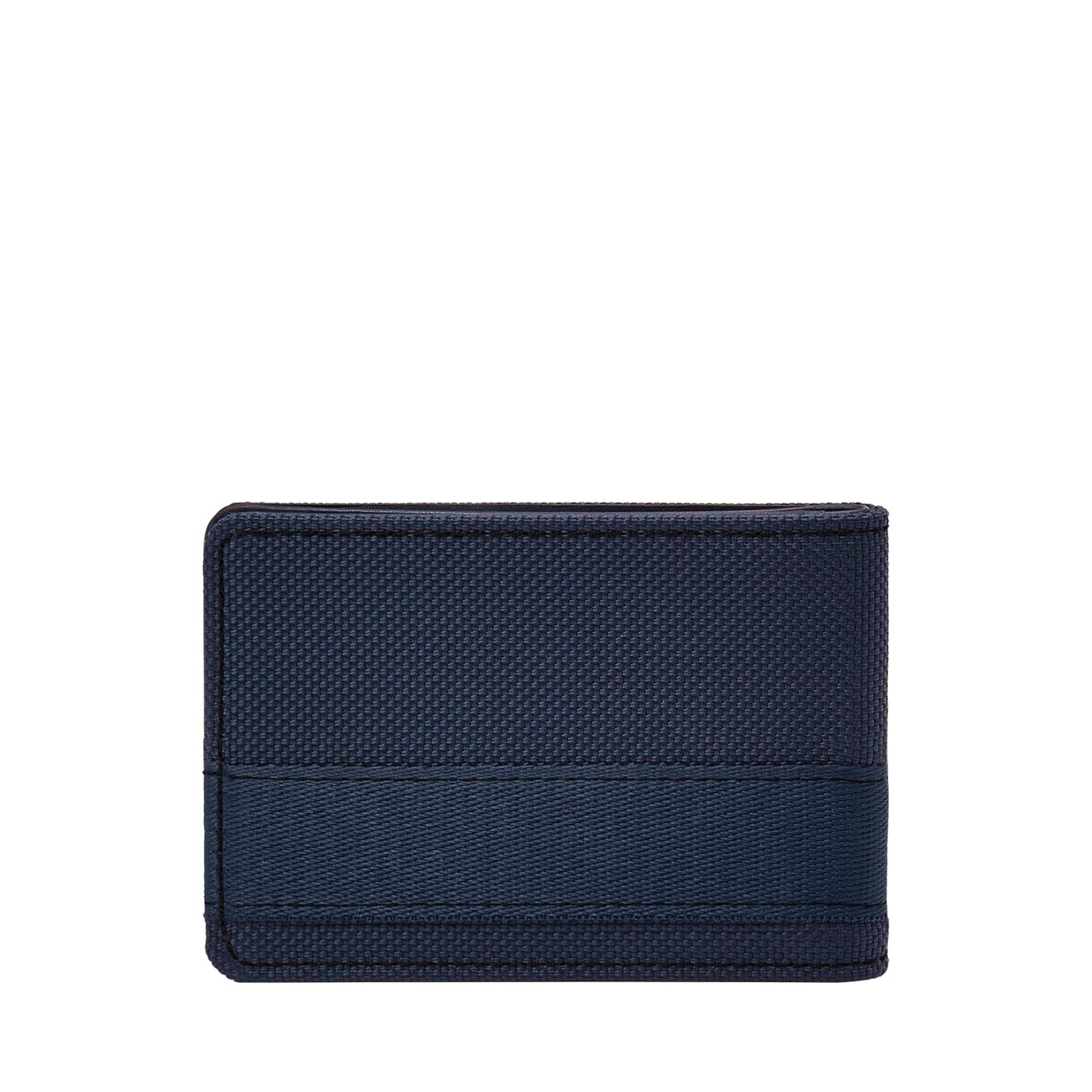 Fossil Men's Front Pocket Wallet, Navy, One Size, Front Pocket Wallet