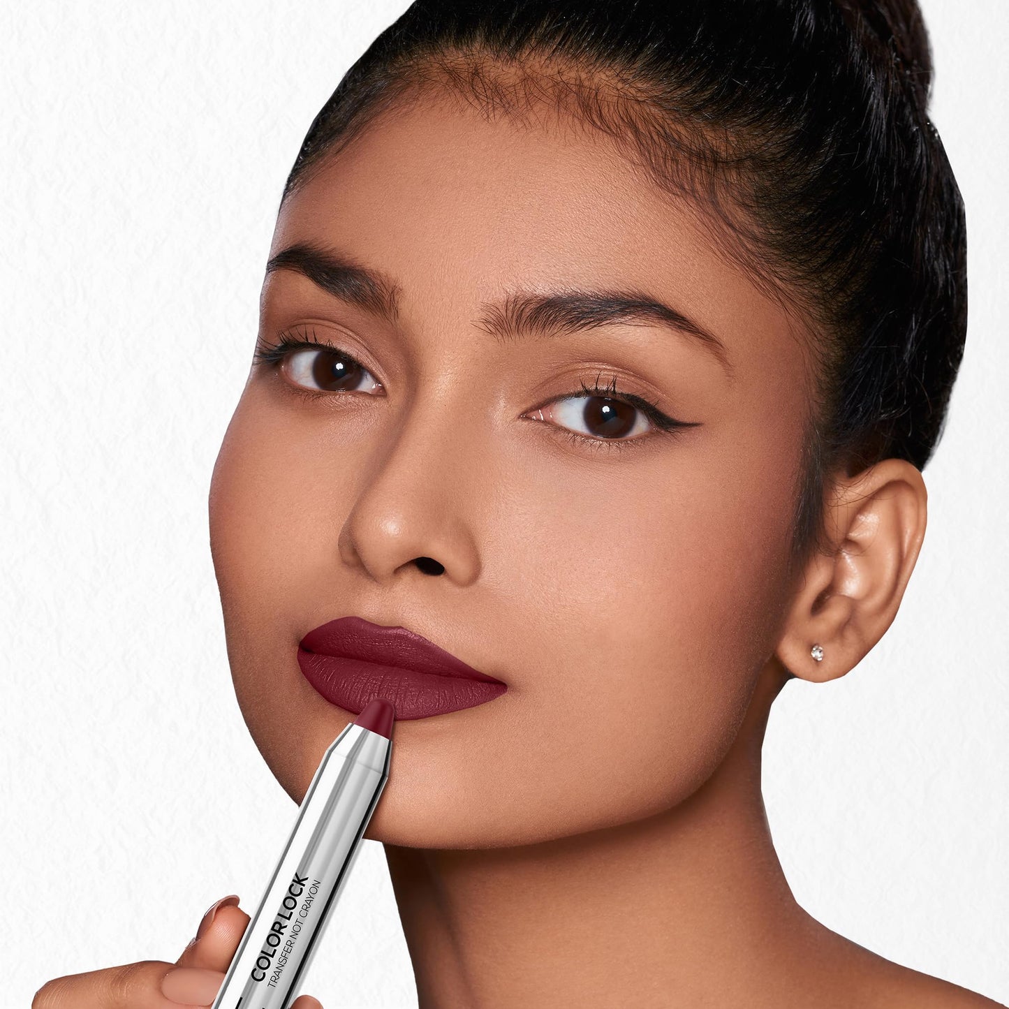 RENEE Colorlock Transfer Not Lip Crayon with Sharpener, SPF 20, Waterproof, Smudgeproof, Lightweight & Long Lasting, Intense Color Payoff with Ultra Matte Finish, Enriched with Vitamin E, Grace 3gm