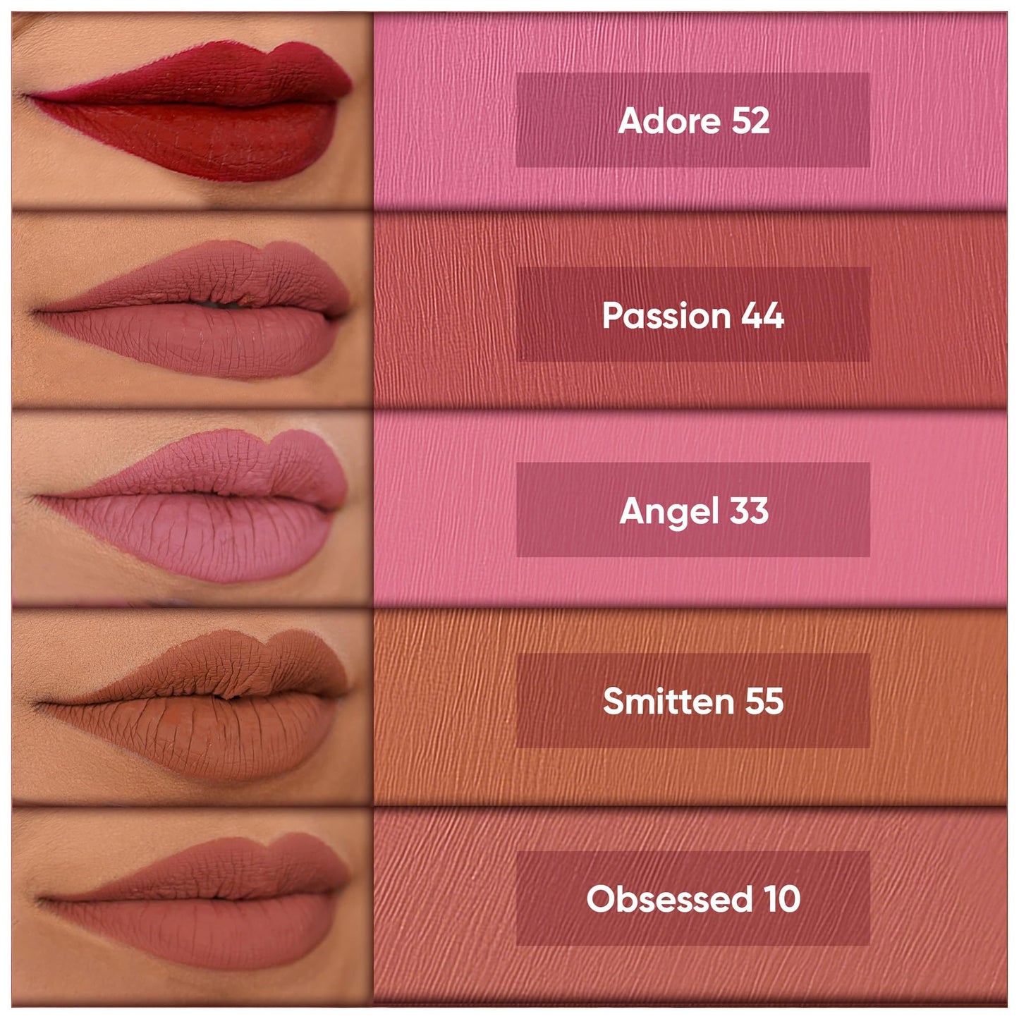 Parul Garg Beauty Everyday Classics: 5 Bestselling Nude Liquid Lipsticks | Adore, Angel, Smitten, Passion, Obsessed