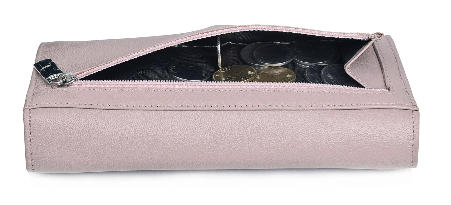 URBAN FOREST Natalie Du Rose Womens Leather Wallet