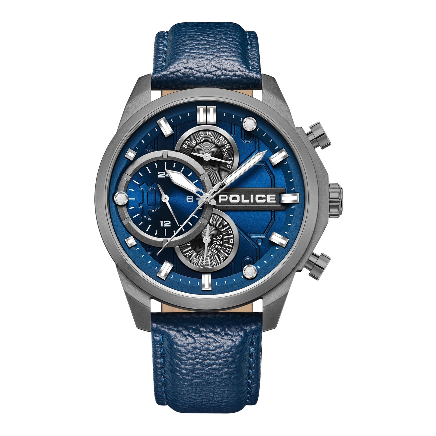 Police Analog Blue Dial Men's Watch-PLPEWGF0039202