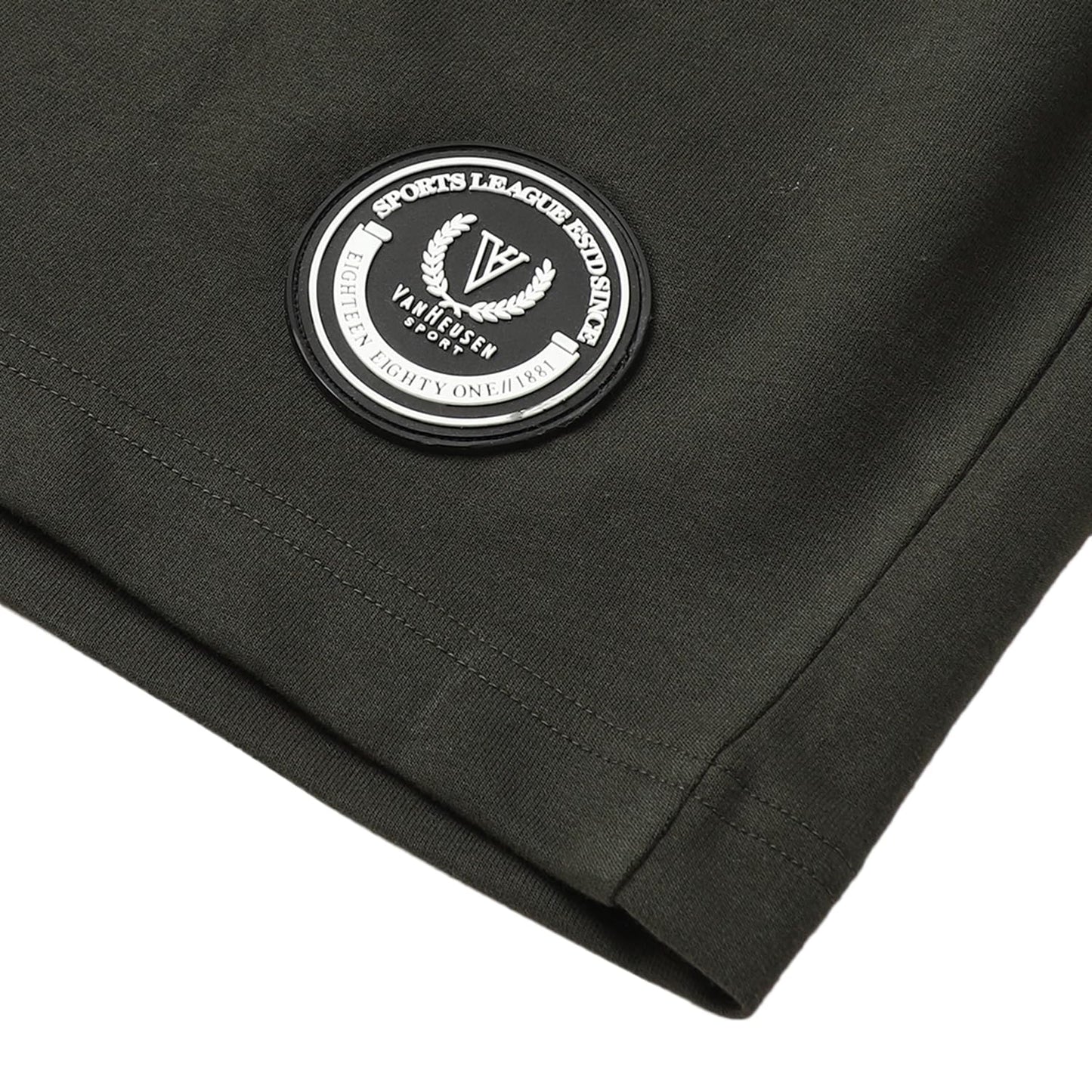 Van Heusen Men's Shorts (70014_Moss Green_XL)