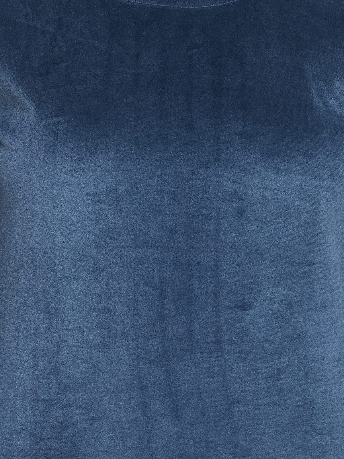 Clovia Women's Chic Basic Sweatshirt & Joggers set (LSW665P08_Blue_S)