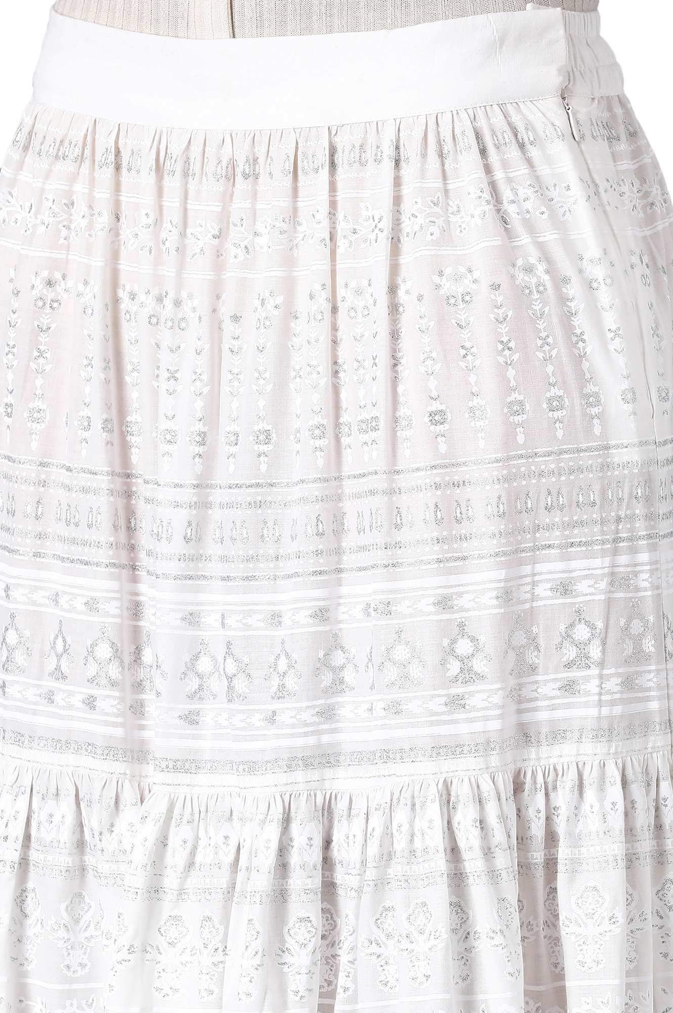 W Pure Cotton Strechable Skirts for Women | Pure Cotton Skirts for Women | W for Woman