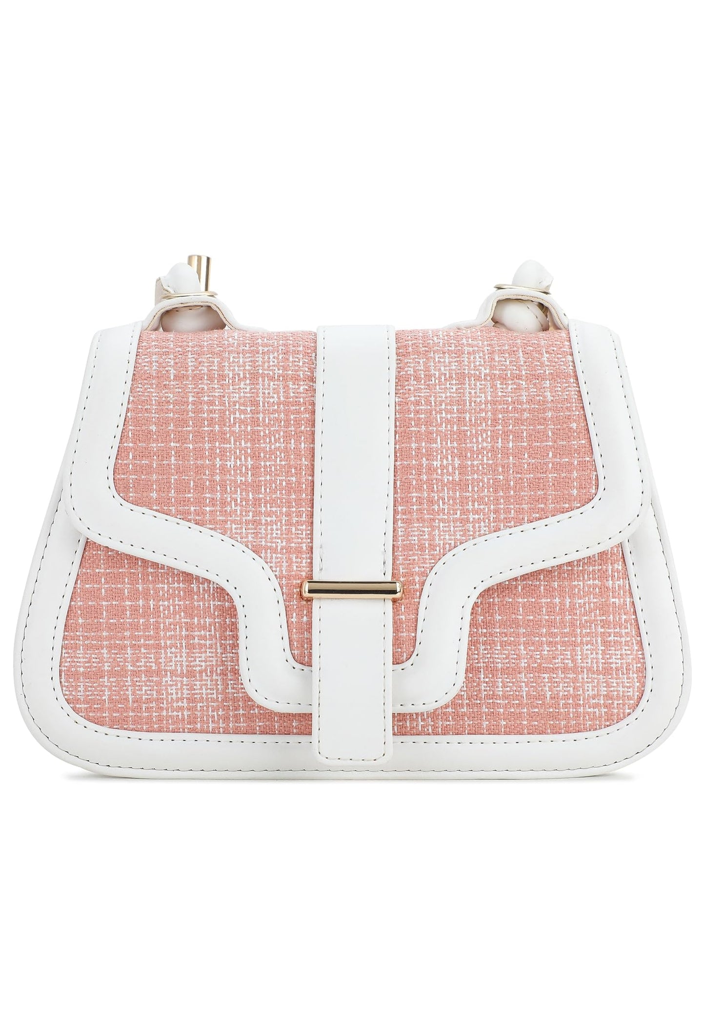 RASHKI AURA- Womens Crossbody Vegan Leather Handbag | Spacious | Unique Shape | Party Purse | Magnetic Button Closure