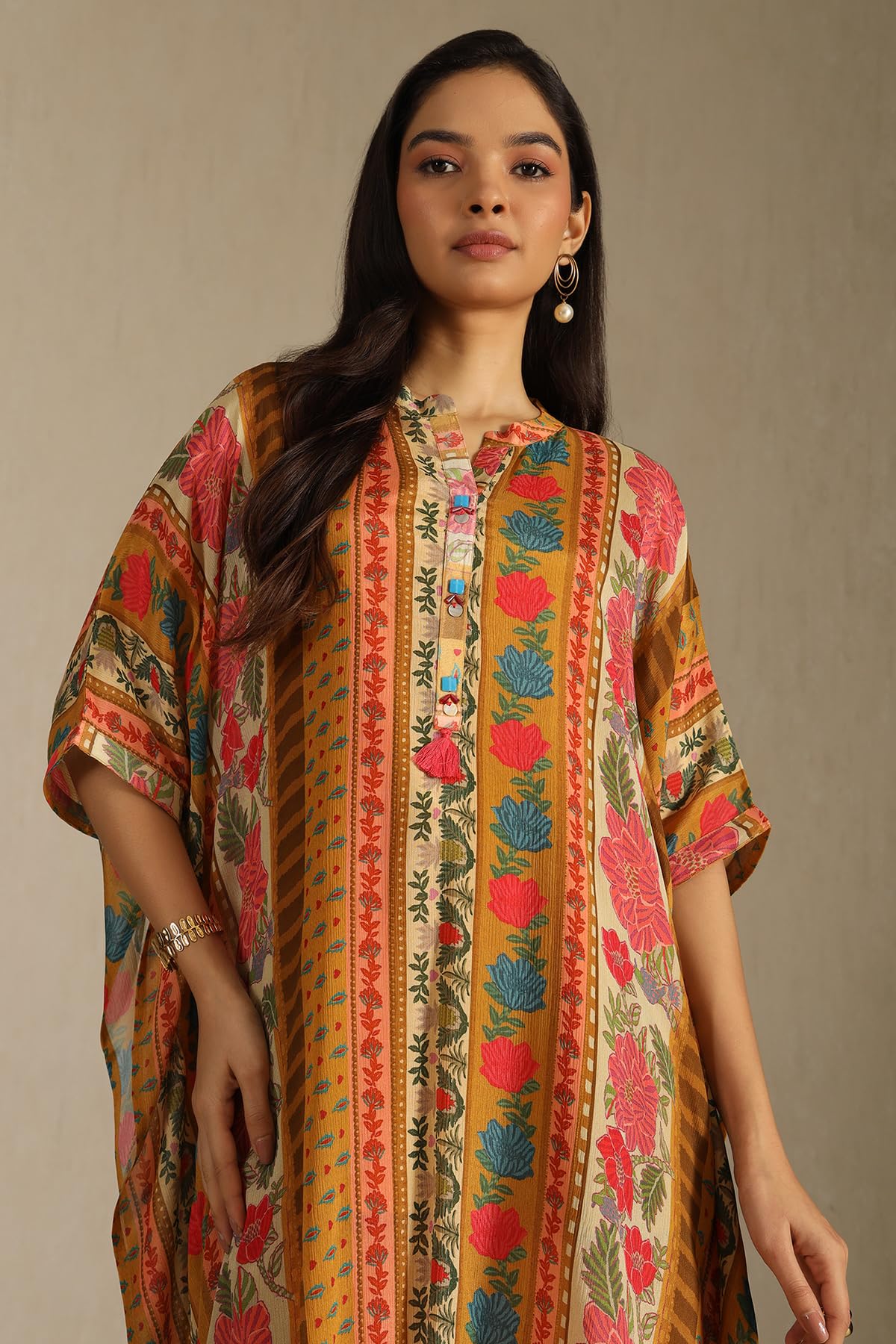 Soch Womens Embroidered Suit Set With Stones And Sequins