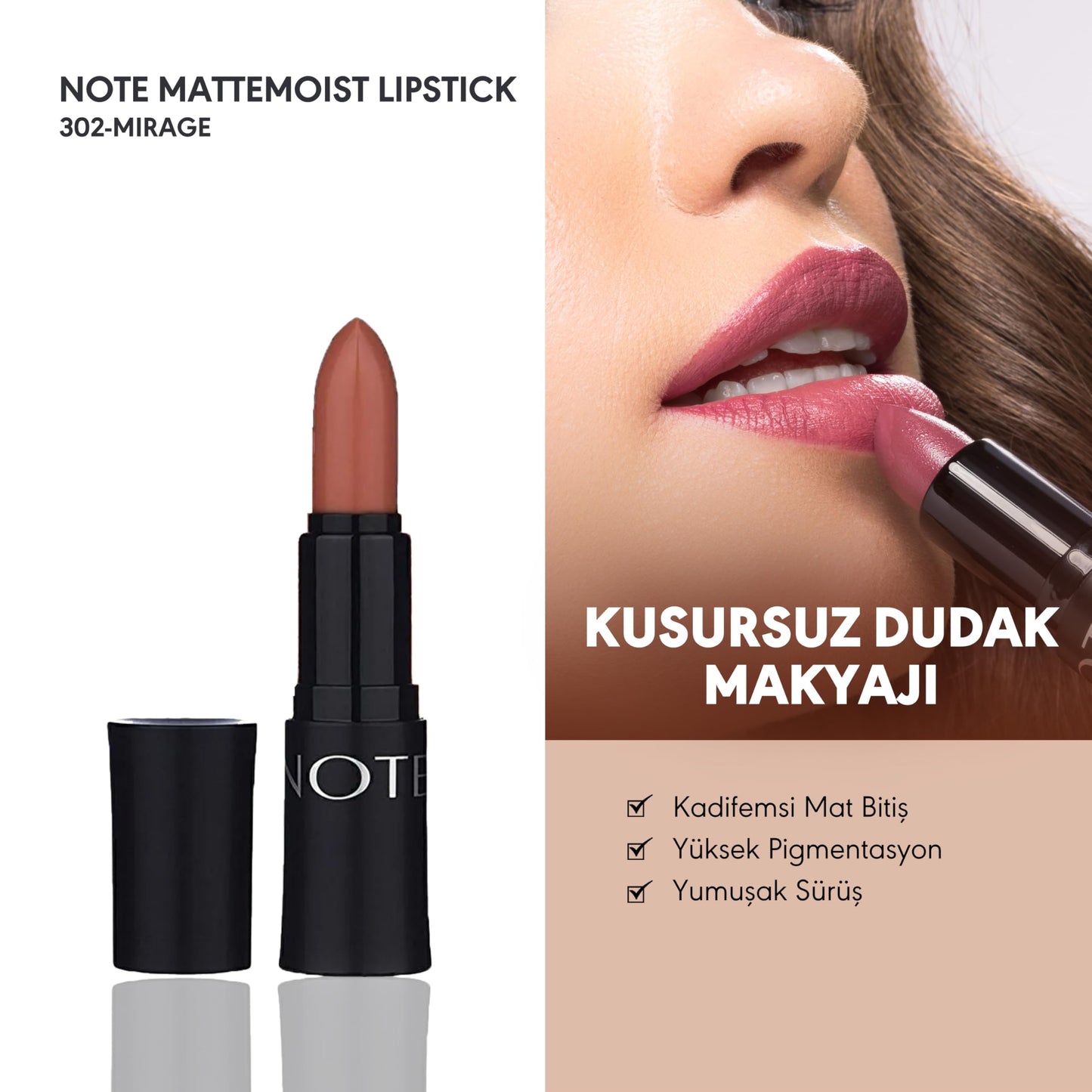 Note Cosmetique Lipstick Mirage (Matte)