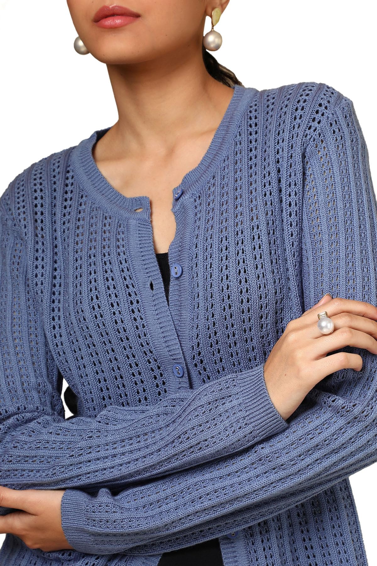 Soch Women's Acrylic Cardigan