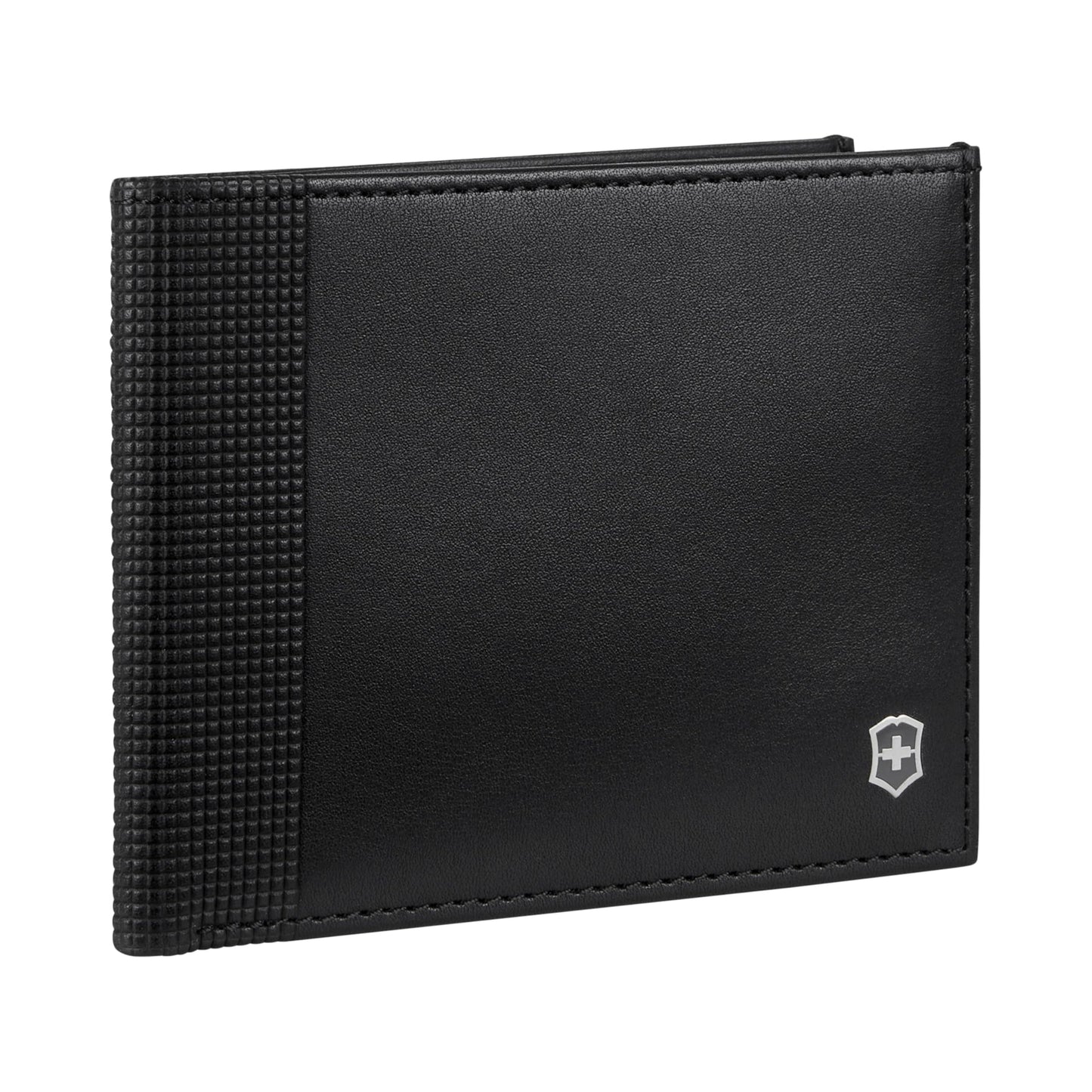 Victorinox Unisex Leather Altius Alox, Slim Bi-Fold Wallet, Black (611573)