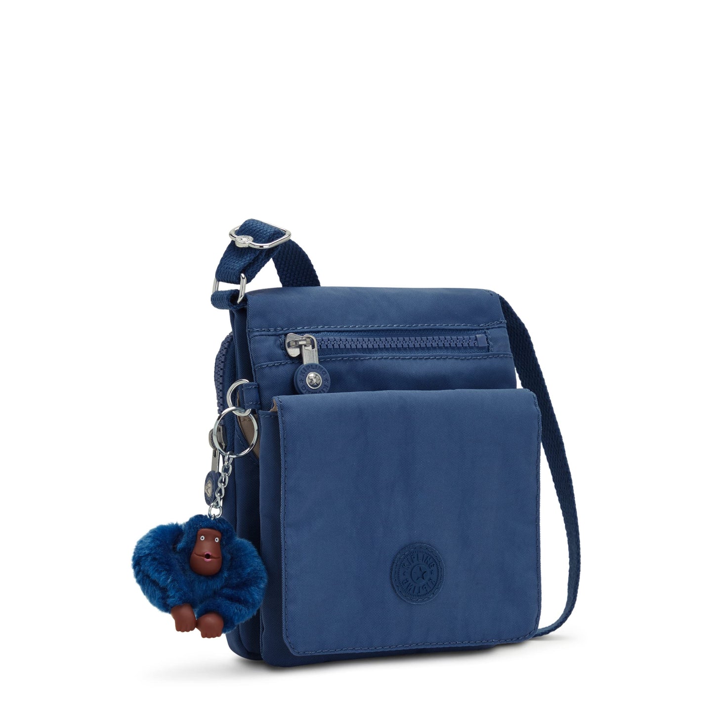 Kipling Women's New Eldorado Minibag, Lightweight Crossbody, Nylon Travel Bag, Delicate Blue