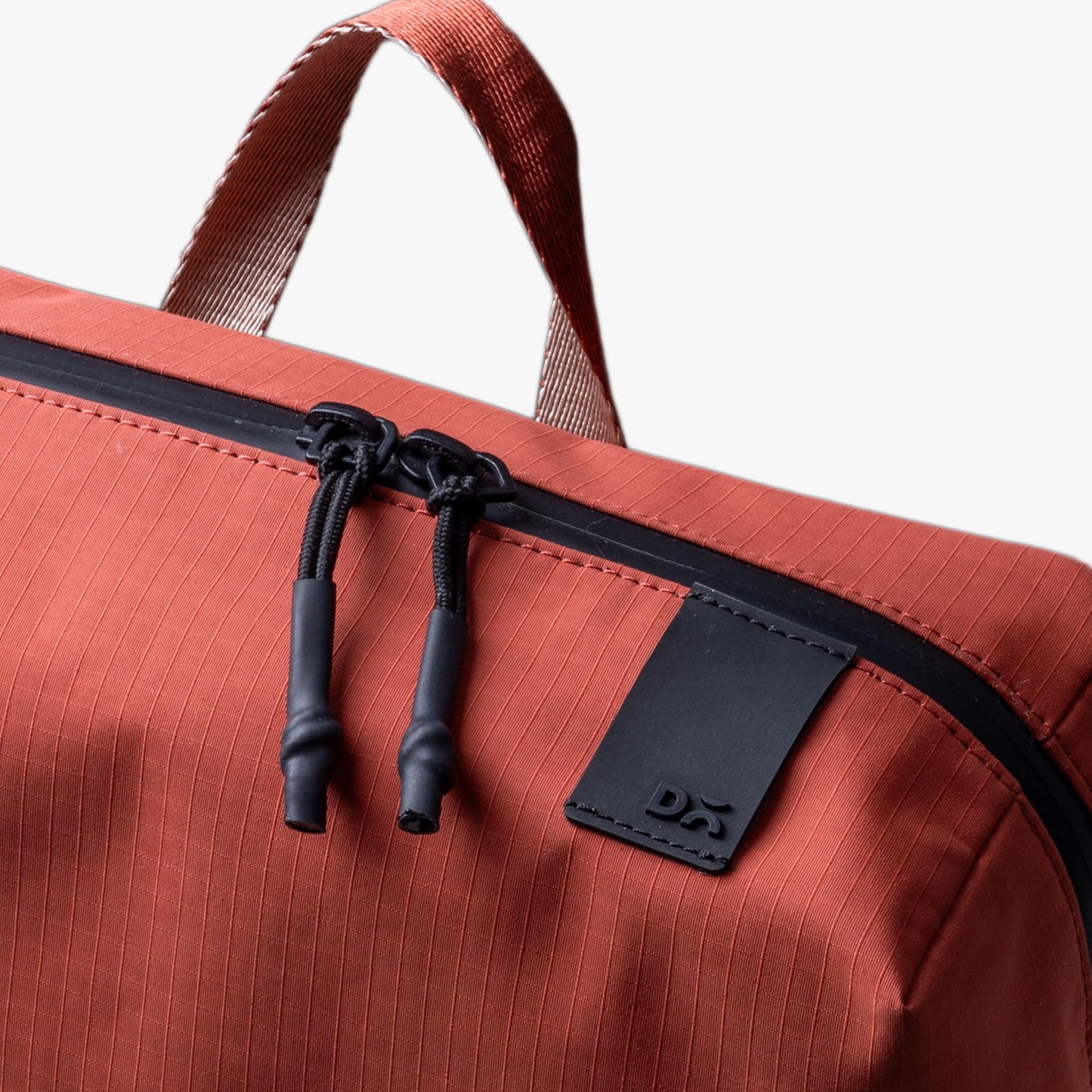 DailyObjects Pivot Daypack Bag for Men and Women|Fits 13/14 inch Laptop/Macbook Pro/Air Ipad|Lightweight|Stylish Backpack|Office/Daily Use/Travel|School Kids|Multi Compartments|Water Resistant (Red)