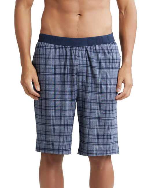 Jockey Shorts for Men with Exposed Elastic Waistband IM02_Mid Blue Print1_XXL