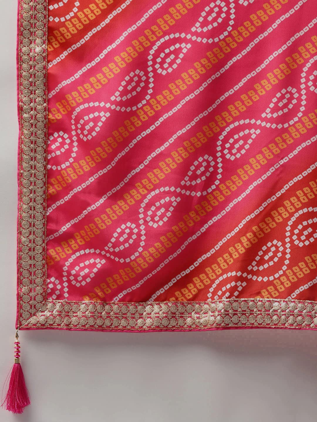 Zeel Clothing Women's Chinnon Silk Embroidered Fabric Semi-Stitched Lehenga Choli with Dupatta (105-Pink-New-Bridal-Latest-Lehenga; Free Size), Customizable Length