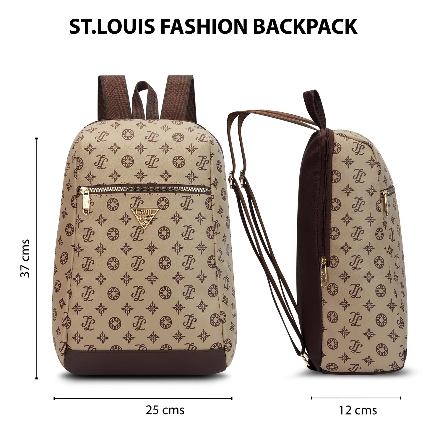 Lavie Signature Women's St.Louis 11L Fashion Backpack for Women | Compact Backpack | Ladies purse | Stylish Shoulder Bag | Gift for Women