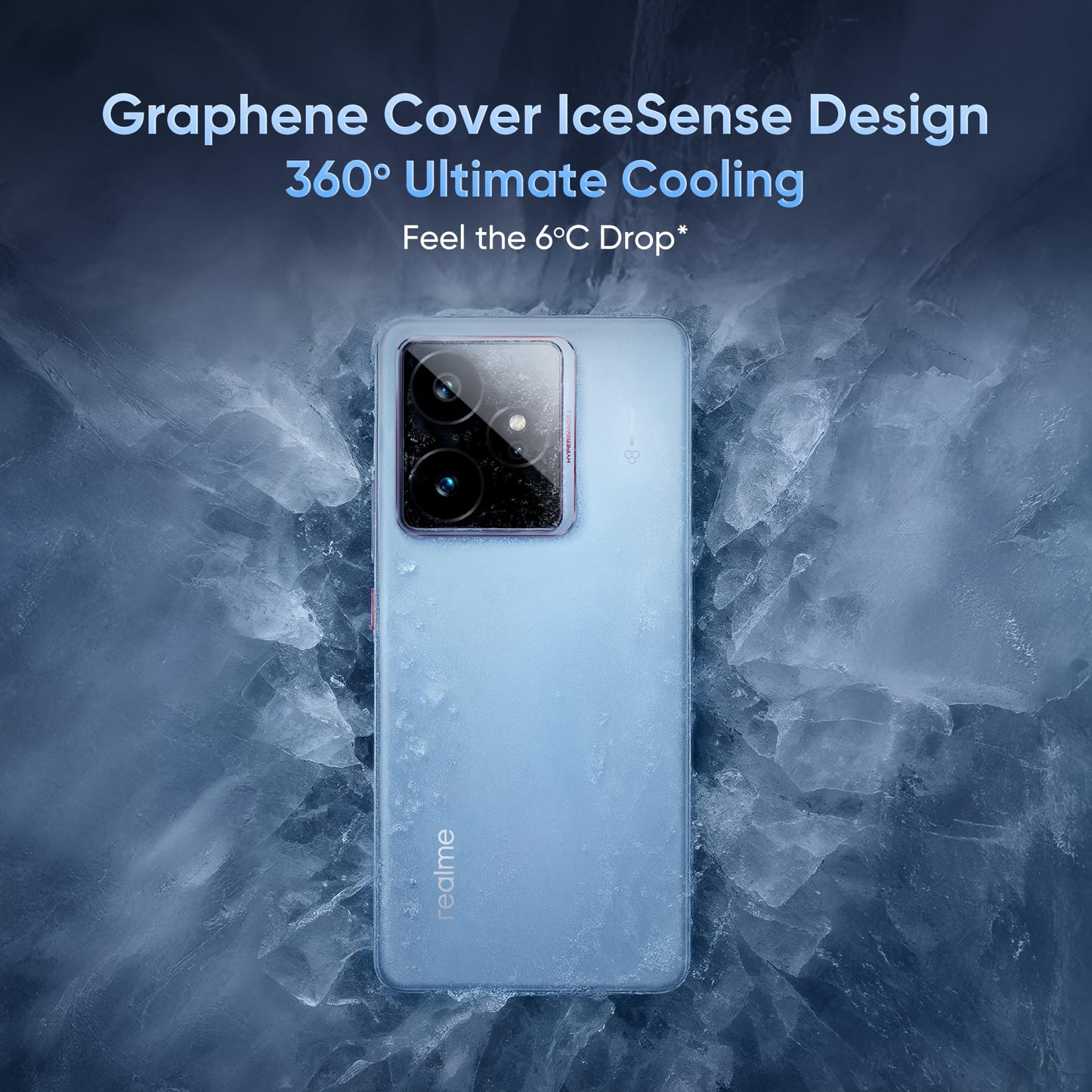 realme GT 7 (IceSense Blue,8GB+256GB) | India's 1st MediaTek Dimensity 9400e Chipset | Strongest Battery Combo 7000mAh + 120W | AI 4K 120FPS Travel Camera | 360° Cooling IceSense Design with Graphene