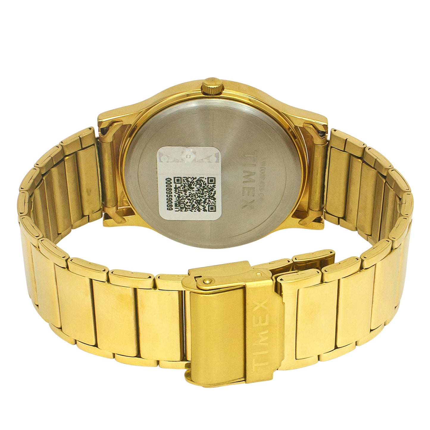 TIMEX Analog Watch for Man with Green Round Dial & Gold Stainless Steel Bracelet Band Water Resistant Men's Wrist Watches - TW000R462