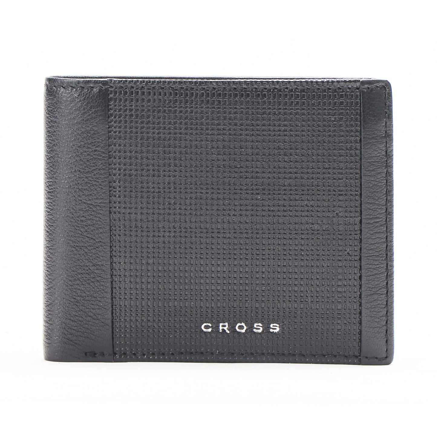 Cross Alpha Bifold Wallets for Men Leather Original -Slim & Sleek Mens Wallet - Includes 4 Credit Card Holder Slots 2 Currency Purse for Men - Gents Wallets ATM Card Wallet for Men - Black