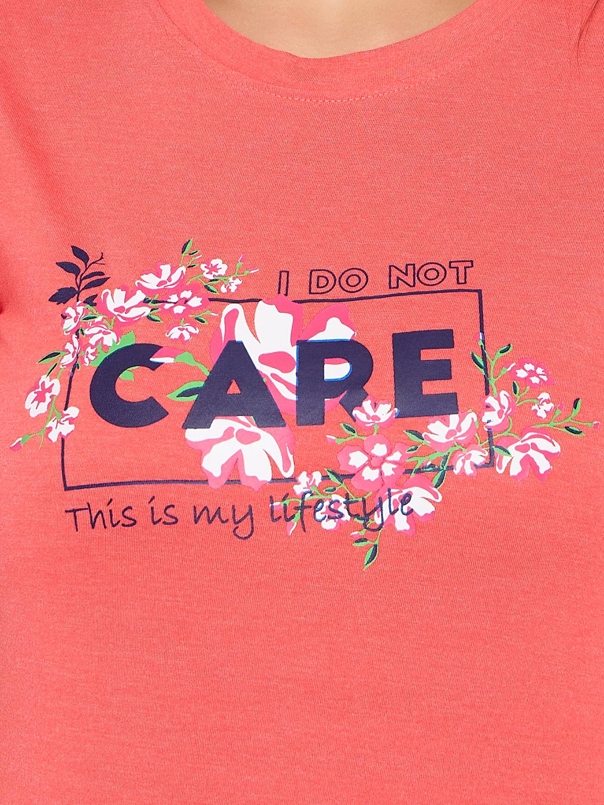 Clovia Women's Cotton Printed Top & Shorts Set (LS0410P19_Multi_M) Multicolour