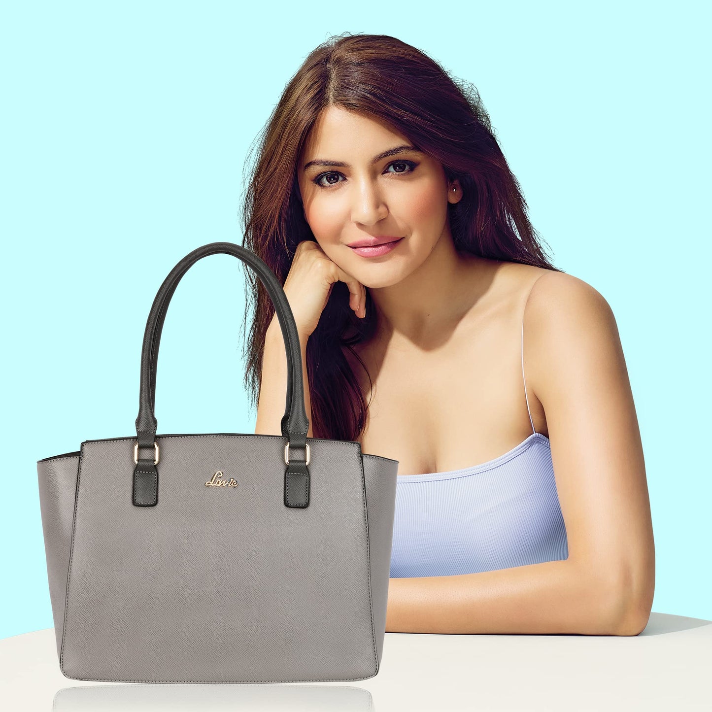 Lavie Tonal Kaley Tote For Women (Lt.Grey)