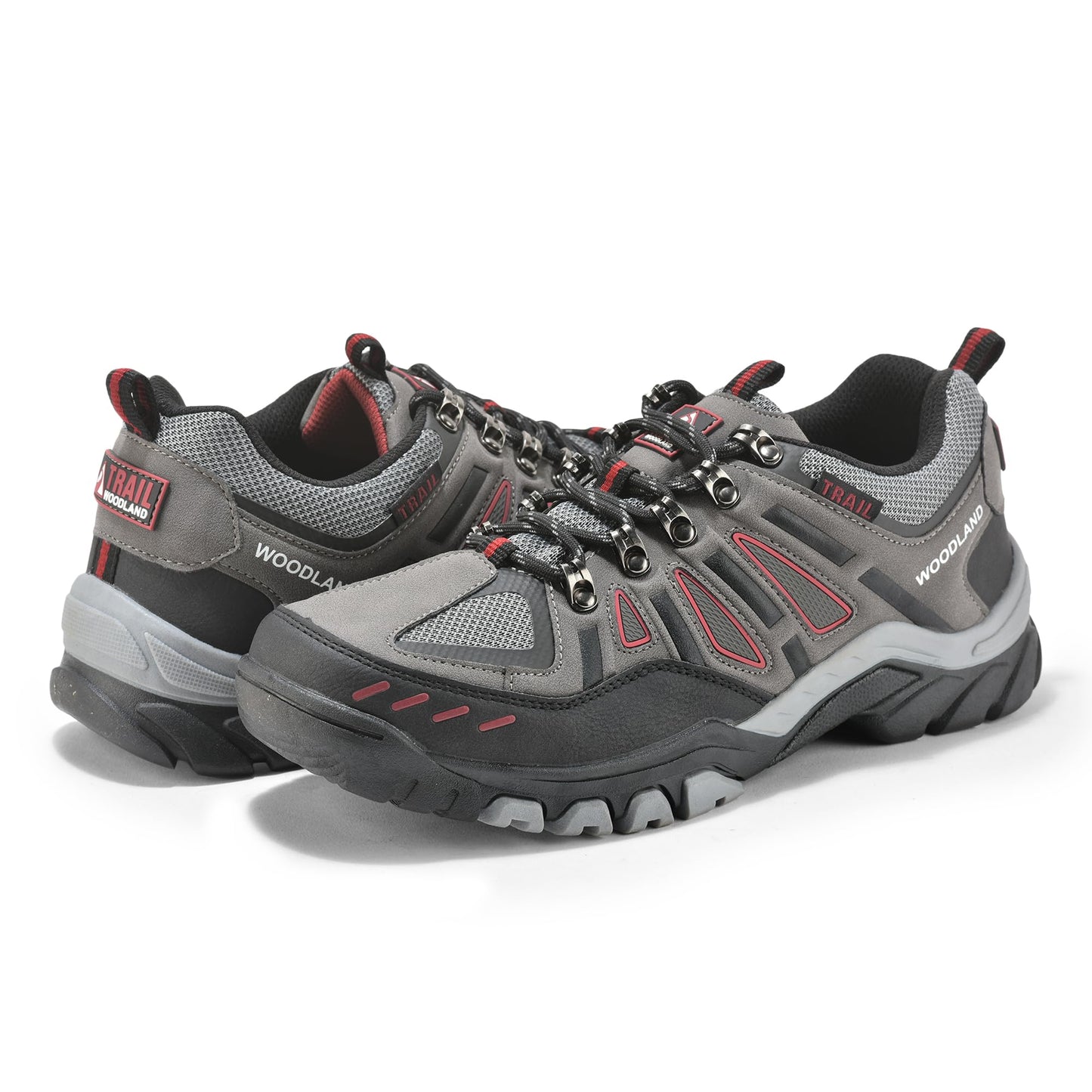 Woodland Men's Grey MESH Sports Shoes-9 UK (43EURO) (22YG200HS)