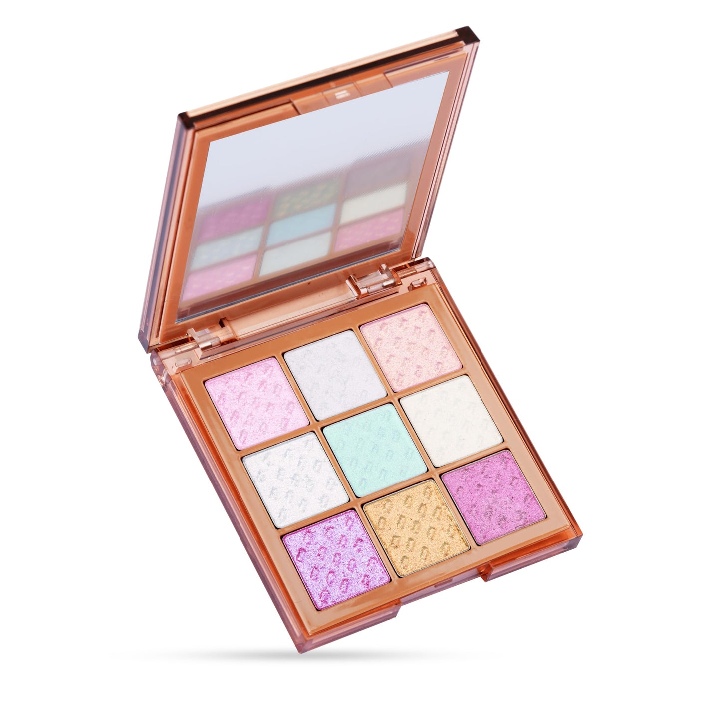 Fashion Colour 9 in 1 Pigmented Colors MultiChrome Eyeshadow Palette Long Wearing And Easily Blendable Eye Makeup Palette Shimmery And Metallic Finish (Reflective Chrome) (9g x 1N)