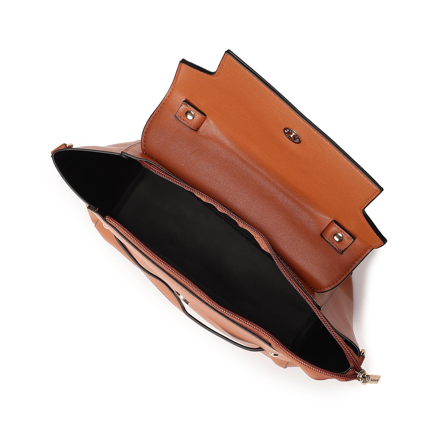 Fastrack Structured Sling Bag For Women | Faux Leather Sling With Detachable and Adjustable Belt | Flap Closure With Magnetic Lock and Handheld Option | Trendy Women Handbags