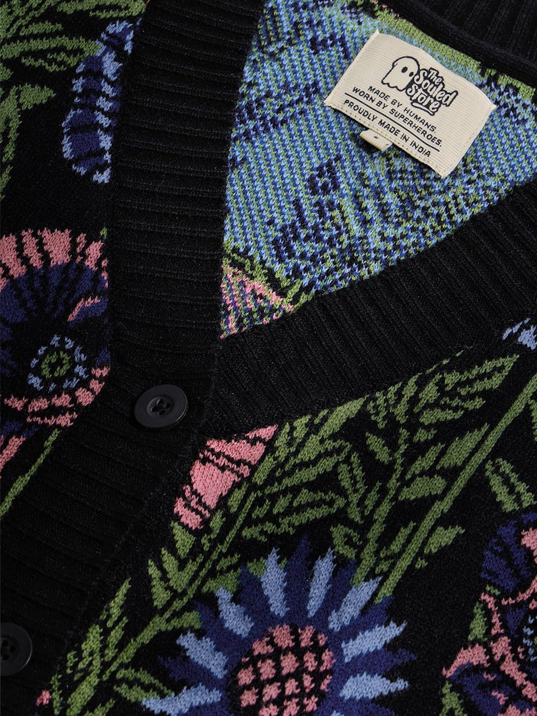 The Souled Store Sweater Cardigan : Zinnia Relaxed Fit Women and Girls Acrylic Knitted Sweater